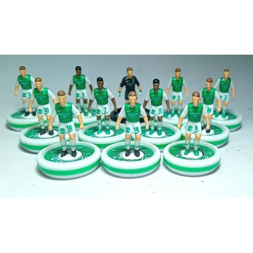 Subbuteo Andrew Table Soccer Hibernian 2015-16 on WSB Professional bases